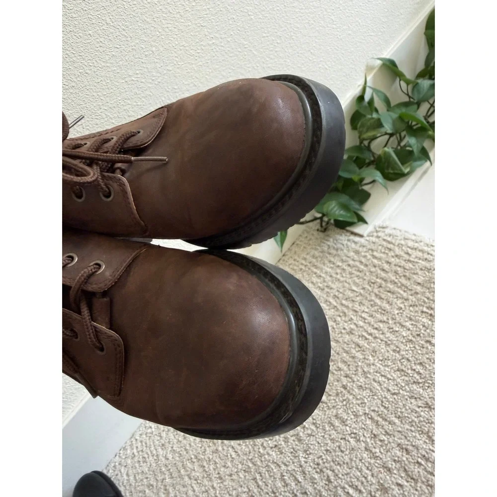 Timberland Stormbuck Plain Toe Oxford Leather Shoes Brown 95040 Men 10.5